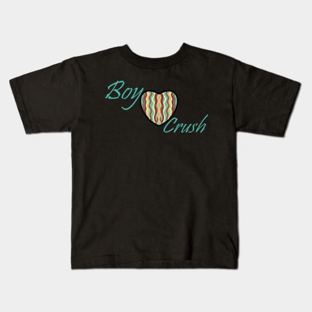 boy crush Kids T-Shirt by tiffytiff